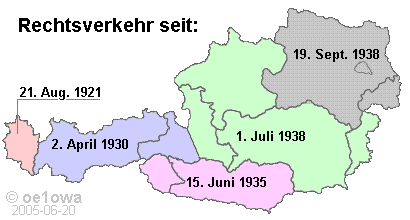 Karte der Republik �sterreich