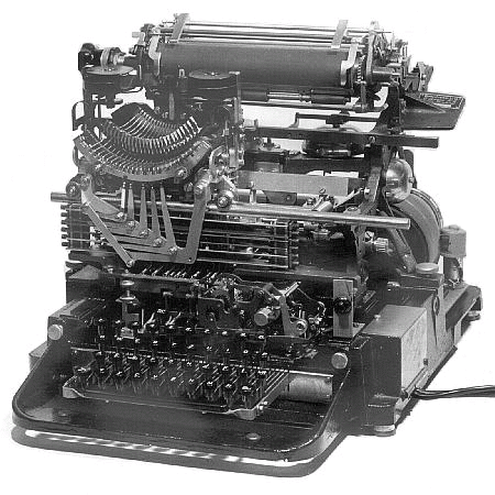 Offene Fernschreibmaschine Lo15